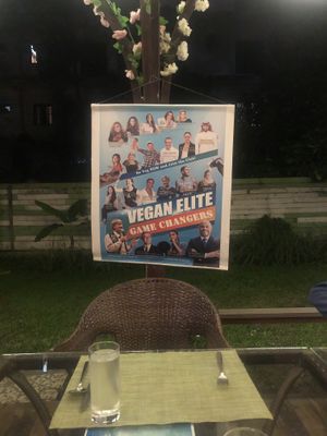   at Loving Hut in Kinshasa