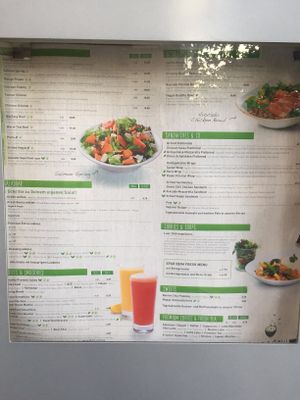 Menú  at Dean & David - JFK in Luxembourg City