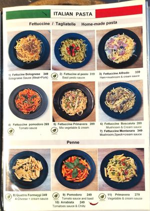 Pasta at Silvio's Bistro in Bangkok