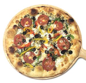 Pizza vegetarian at Silvio's Bistro in Bangkok