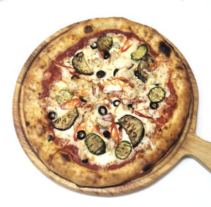 Pizza vegetarian at Silvio's Bistro in Bangkok