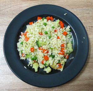 Fried rice vegetable at Silvio's Bistro in Bangkok