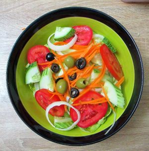 Mix salad at Silvio's Bistro in Bangkok