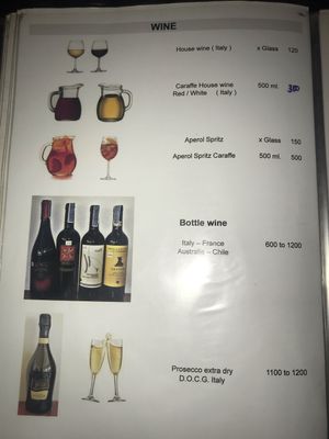 Wine not have a glass or two... at Silvio's Bistro in Bangkok