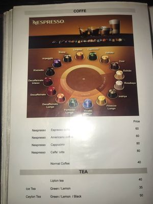 COFFEEEE at Silvio's Bistro in Bangkok