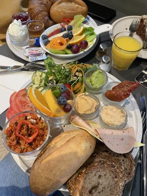 Vegan breakfast plate  at Flayva Coffee & Tea Lounge in Dortmund