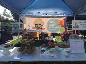 Farmer's Market Setup at TonTon's Artisan Affections in Talent