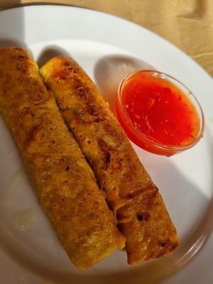 Spring rolls at Noah's Ark in Kos