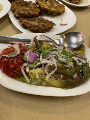 grilled vegetabeles  at Noah's Ark in Kos