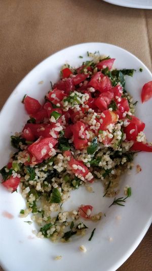 Today's ? Tabouleh at Noah's Ark in Kos