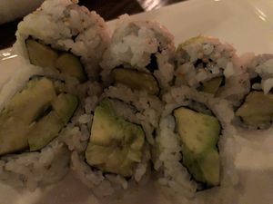 Avocado roll at Niu in Chicago