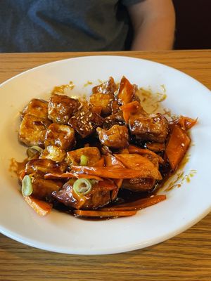 General tso tofu   at Funju in Wallingford