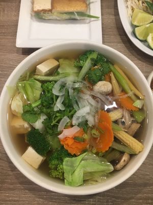 #72 Pho Rau Cai (vegetarian broth) in Large at Pho 36 in Corona