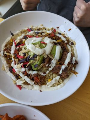 Vegan ranchero bowl at Chomp in Rochester