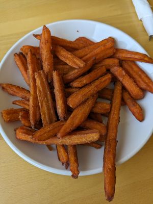 Sweet potato fries at Chomp in Rochester