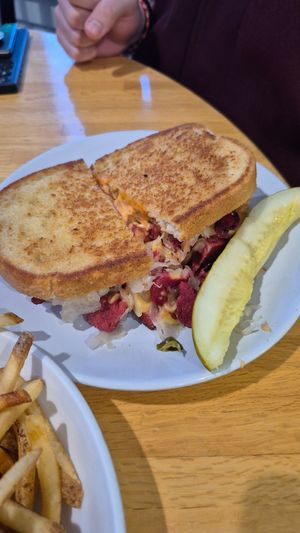 Vegan Reuban at Chomp in Rochester