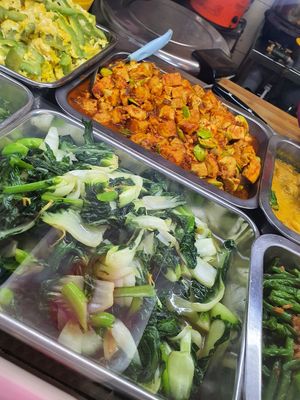 Petai beancurd 😍 &  Greenies ~ Circuit Breaker Period Phase 3 at Yuan Man Vegetarian 圓滿素食 - Circuit Rd in Central Singapore