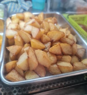 Fried potato ~ 4/11/22 at Yuan Man Vegetarian 圓滿素食 - Circuit Rd in Central Singapore
