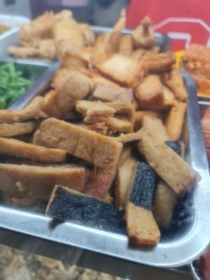 Mock fish ~ 4/11/22 at Yuan Man Vegetarian 圓滿素食 - Circuit Rd in Central Singapore