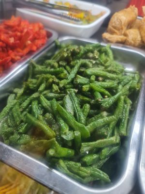 Stir long beans ~ 4/11/22 at Yuan Man Vegetarian 圓滿素食 - Circuit Rd in Central Singapore