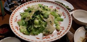 handkerchief pasta with seasonal greens at Old Bailey in Hong Kong Island