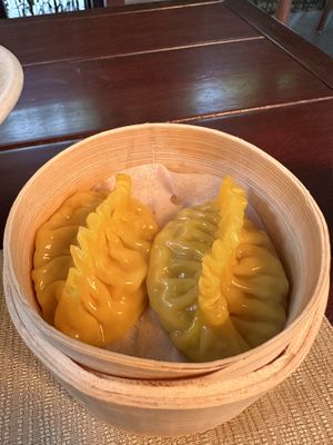 Cabbage dumplings   at Mi Xun TeaHouse 谧寻茶室 in Chengdu