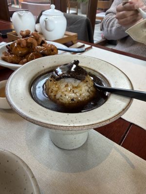 Truffle rice  at Mi Xun TeaHouse 谧寻茶室 in Chengdu