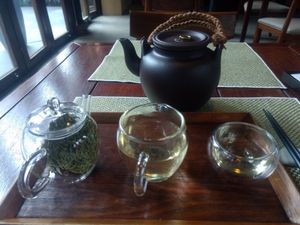 Yellow tea at Mi Xun TeaHouse 谧寻茶室 in Chengdu