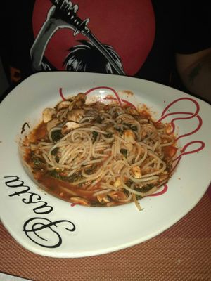 Massa vegan at Pane & Vino in Evora