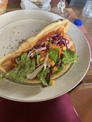 Pizza Nostra - vegan at Pane & Vino in Evora