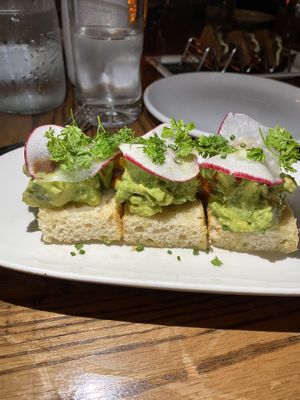 Avocado toastt  at Beauty & Essex in Hollywood
