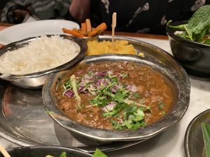 Chole puri  at Dishoom - Carnaby in London