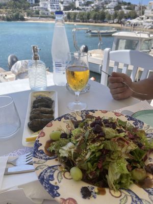   at Markakis Restaurant - Piso Livadi Paros in Paros