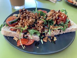 Toasties Tomate   at Vedans in Bayreuth