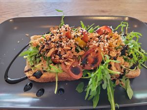 Avocado Toast at Vedans in Bayreuth