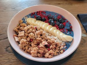 Smoothie Bowl (Blue Ocean) at Vedans in Bayreuth
