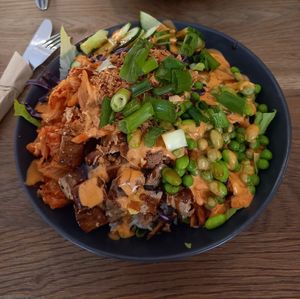 Korean Kimchi Bowl at Vedans in Bayreuth