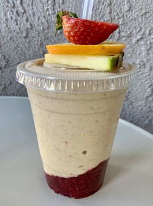 PB&J shake  at Linden Organic in Gilbert