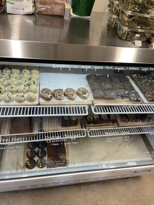 Dessert case   at Linden Organic in Gilbert
