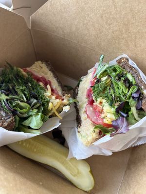 "Tuna” sandwich   at Linden Organic in Gilbert