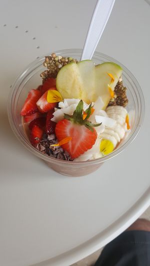 Chocolate Maca Bowl at Linden Organic in Gilbert