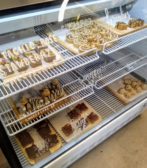 Dessert case at Linden Organic in Gilbert