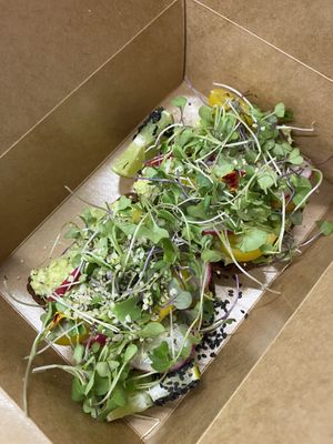 Avocado Toast at Linden Organic in Gilbert