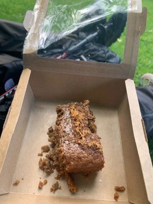 Coffee/ginger cake  at Syke Farm Tea Room in Cockermouth