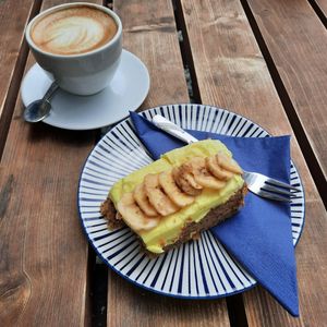 Banana cake at Syke Farm Tea Room in Cockermouth