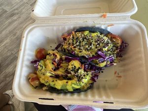 Tuna (Mock) Tacos  at Leahi Health - Aina Haina in Honolulu