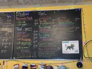 Menu 1 at Alley Cat Cafe in Ithaca