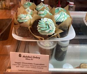 Vegan cupcakes at Alley Cat Cafe in Ithaca