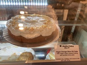 Vegan cake at Alley Cat Cafe in Ithaca