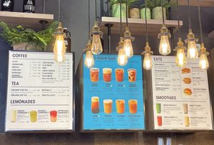 Menu September 2023  at Gregory's Coffee - 7th Ave in New York City